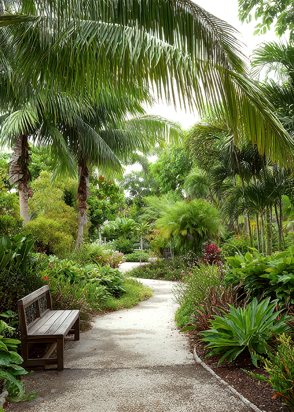 Botanical garden in Naples Botanical garden in Naples